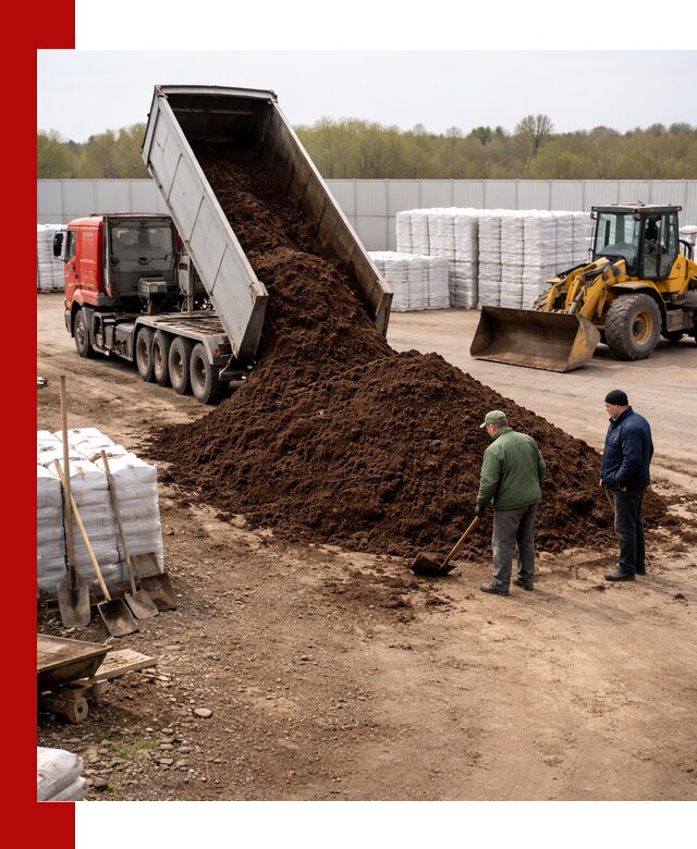Доставка торфяных смесей оптом и в розницу в Лобне