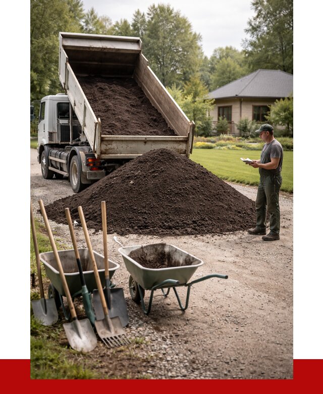 Купить чернозем с доставкой в Лобне от 1859 р. | ПРОНЕРУДЛбн