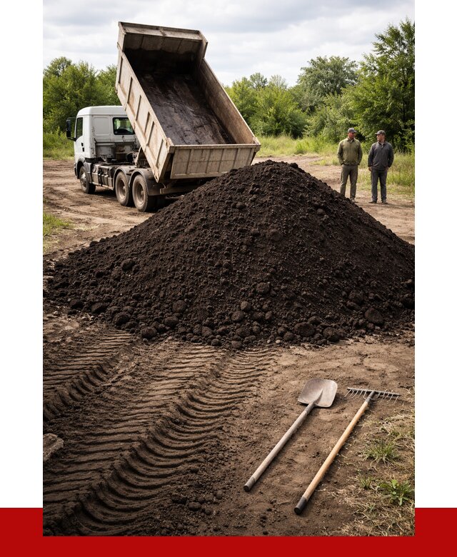 Купить чернозем навалом в Лобне от 1239 р. за куб | ПРОНЕРУДЛбн