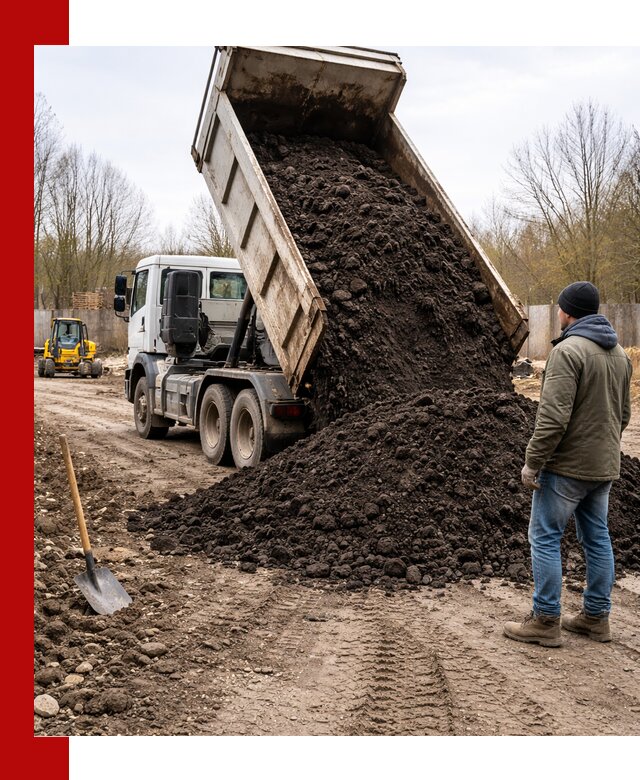 Доставка чернозема навалом в Лобне быстро и выгодно