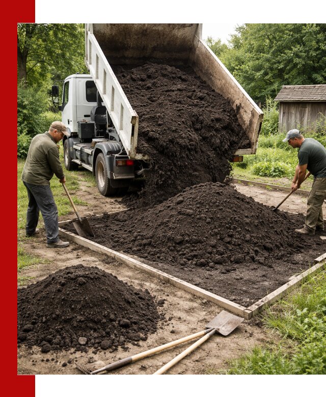 Купить чистый чернозем для огорода с доставкой в Лобне