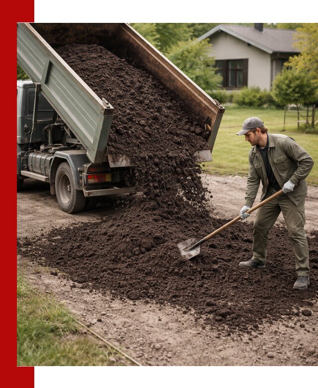 Чернозем для газона с доставкой в Лобне быстро и качественно