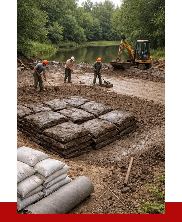 Купить глину для пруда в Лобне от 4647 р. с доставкой | ПРОНЕРУДЛбн