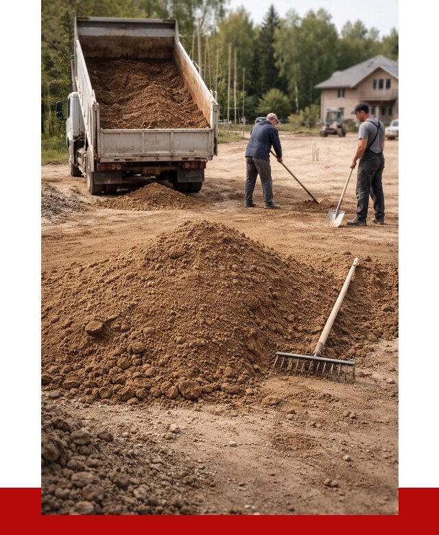 Суглинок для планировки в Лобне с доставкой от 4337 р. | ПРОНЕРУДЛбн