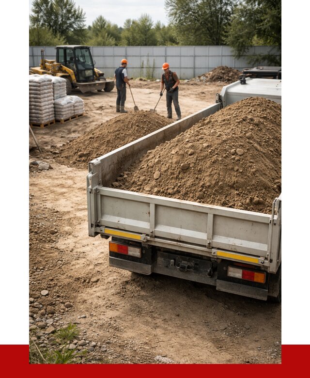 Супесь с доставкой в Лобне от 2530 р. за куб | ПРОНЕРУДЛбн