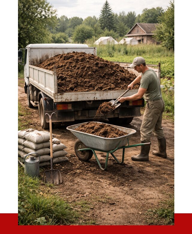 Купить коровий навоз с доставкой в Лобне от 1859 р. | ПРОНЕРУДЛбн