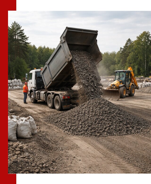 Доставка дробленого асфальта в Лобне для дорожных работ