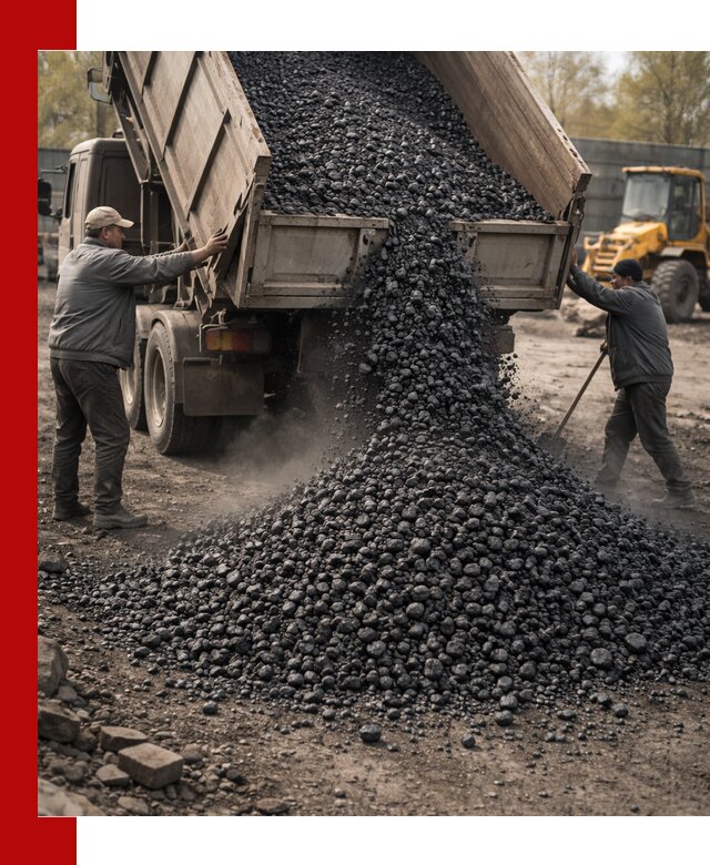 Доставка угля семечка самосвалами в Лобне