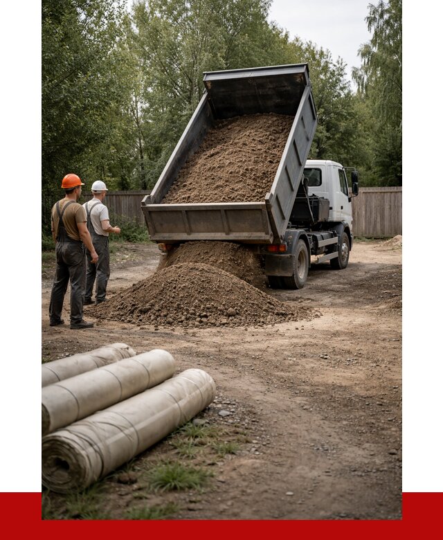 Доставка сыпучих материалов самосвалом в [cvi] от 4337 р. | ПРОНЕРУДЛбн