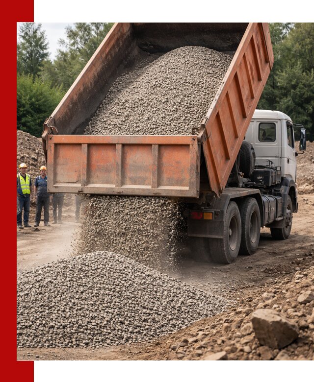 Доставка сыпучих материалов самосвалом в Лобне быстро и надежно