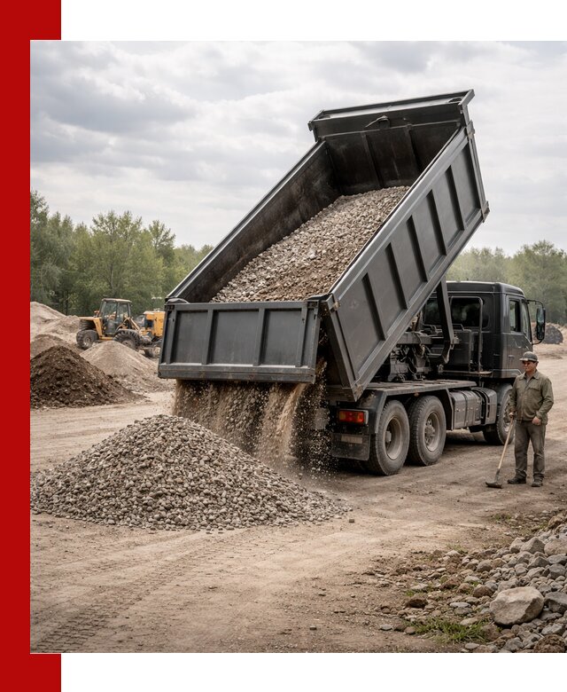 Доставка самосвалом 30 м3 по выгодным ценам в Лобне