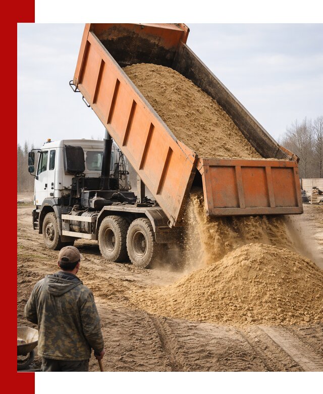 Аренда самосвала 20 тонн для перевозки грузов в Лобне
