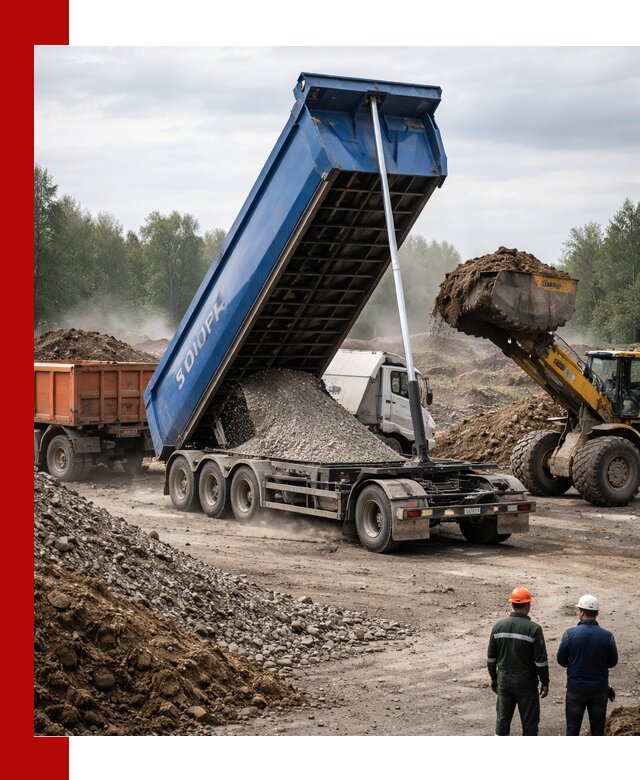 Аренда тонар 40 тонн в Лобне с доставкой материалов