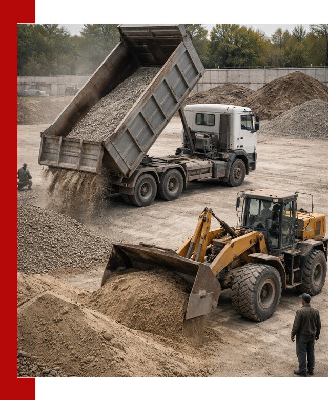 Перевозка сыпучих грузов самосвалами и бортовыми в Лобне