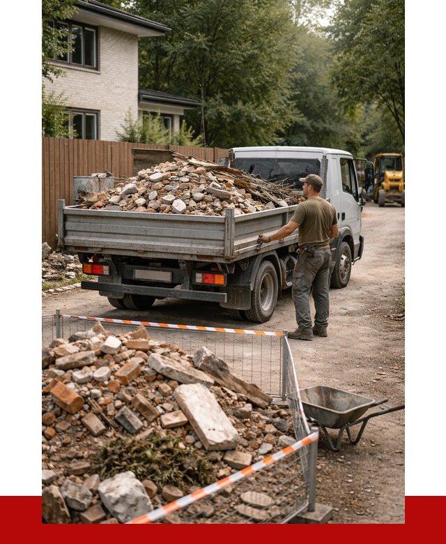 Вывоз строительного мусора с погрузкой в Лобне от 7745 р | ПРОНЕРУДЛбн