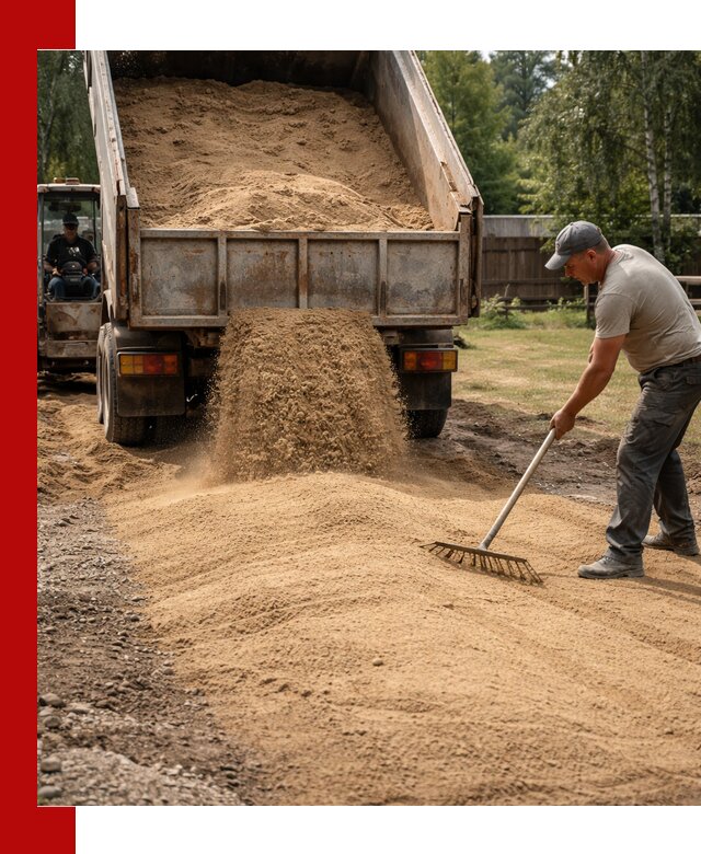 Отсыпка участка песком в Лобне быстро и качественно
