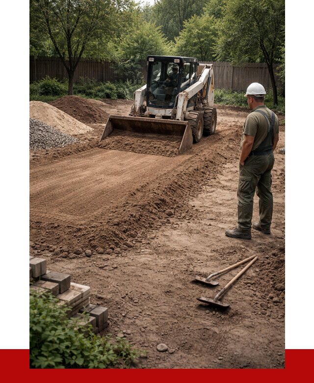 Выравнивание участка под ключ в Лобне от 3614 р. | ПРОНЕРУДЛбн